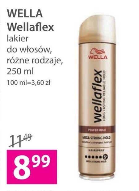 hebe lakier do włosów wella flex