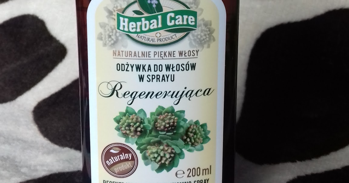 herbal care regenerująca odżywka do włosów w sprayu różeniec górski