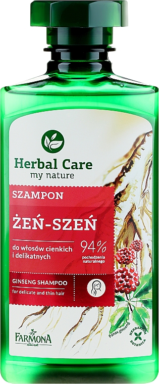 herbal care szampon żeń szeń