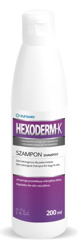 hexoderm szampon dermatologiczny pies kot 500 ml