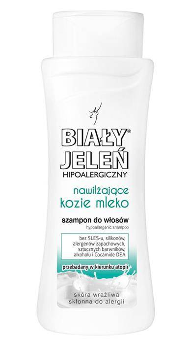 hipoalergiczny nawilżające kozie mleko szampon do włosów