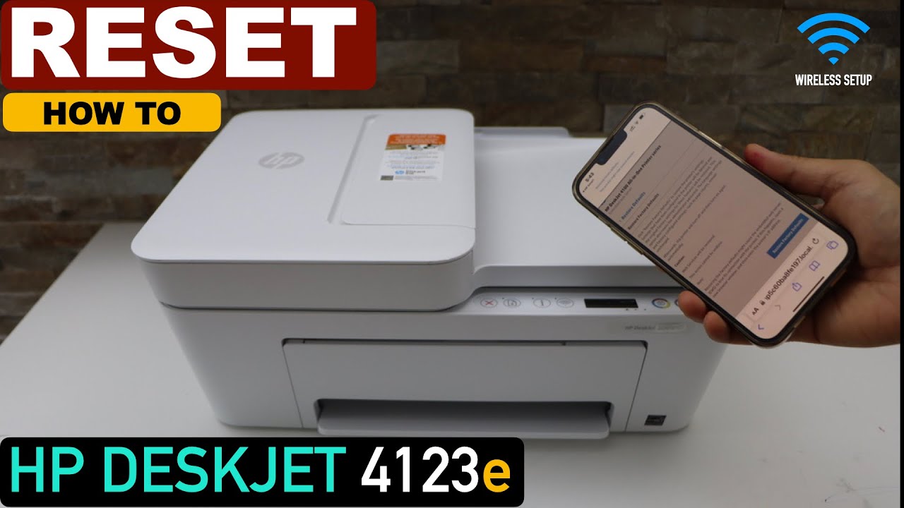 hp deskjet pampers reset