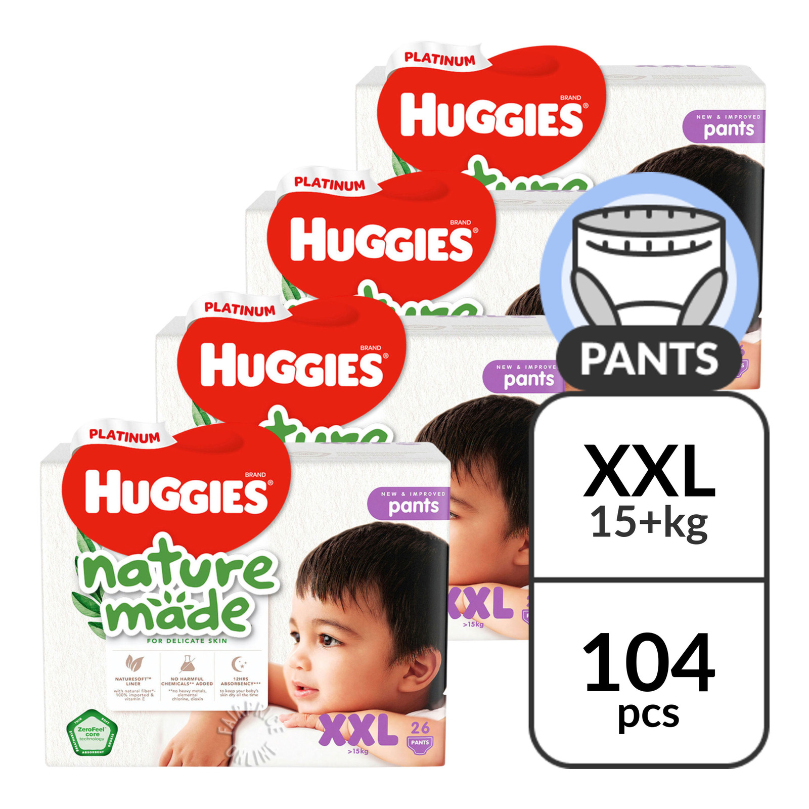 huggies 4 pants