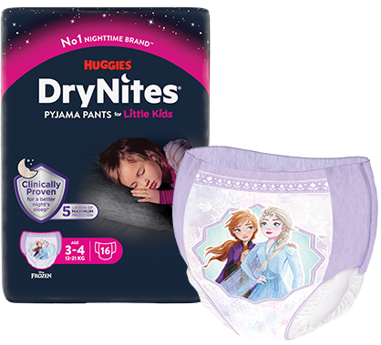 huggies drynites girl