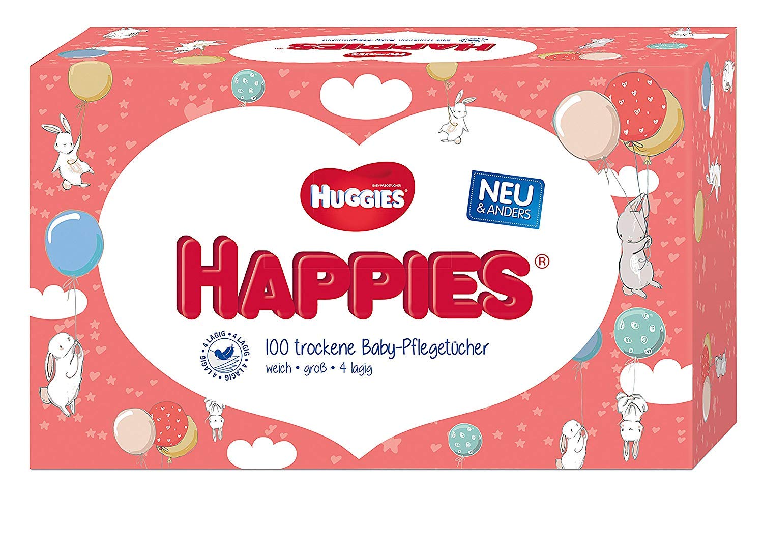 huggies happies 100 trockene