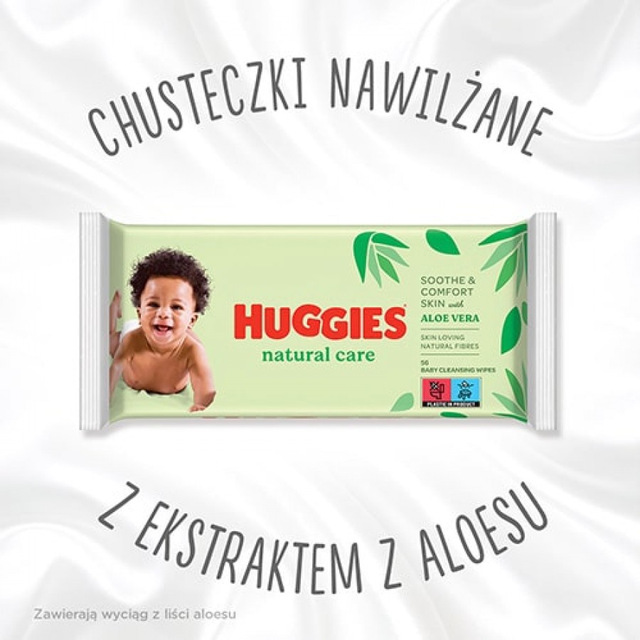 huggies natural care chusteczki nawilżane 56szt