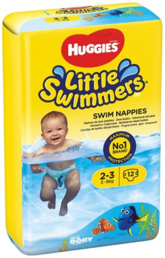 huggies pieluszki majteczki do pływania 2-3 3-8 kg