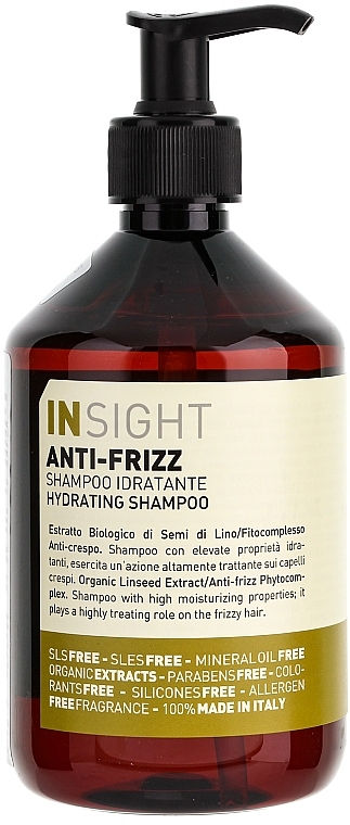 insight anti frizz szampon nawilżający 1000ml cena