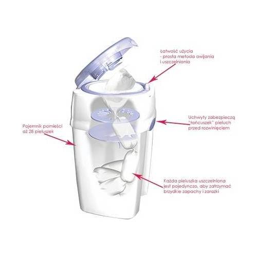 jak umyć kosz na zużyte pieluchy