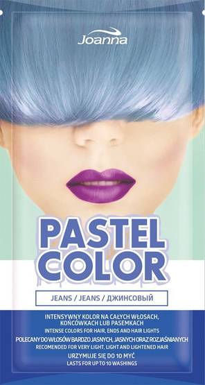 joanna pastel color szampon koloryzujący w saszetce róż 35 g