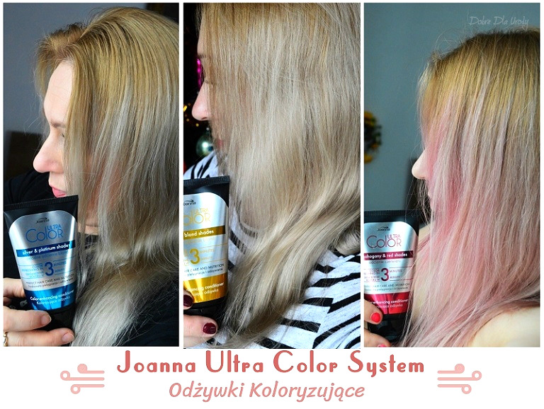 joanna ultra color koloryzująca odżywka do włosów chłodne odcienie blond