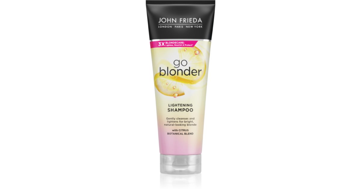 john frieda rozjaśniajacy szampon do blond