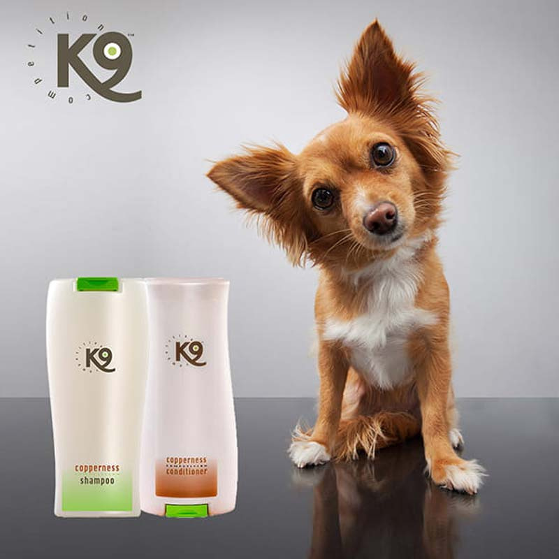 k9 copperness shampoo szampon dla sierści brązowej i rudej