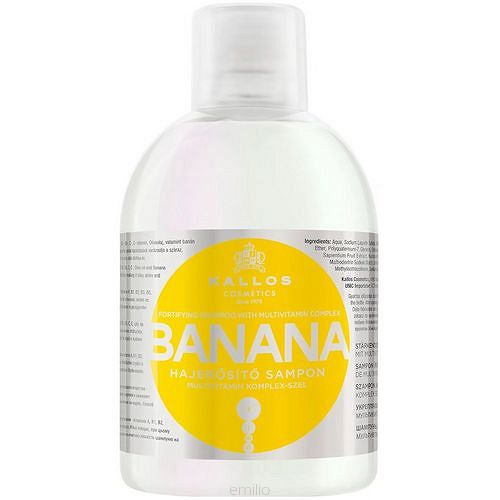 kallos banana szampon do włosów wzmacniający bananowy 1000ml sklad