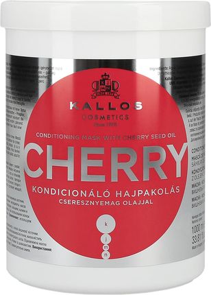 kallos kjmn cherry czereśniowa maska do włosów bardzo zniszczonych