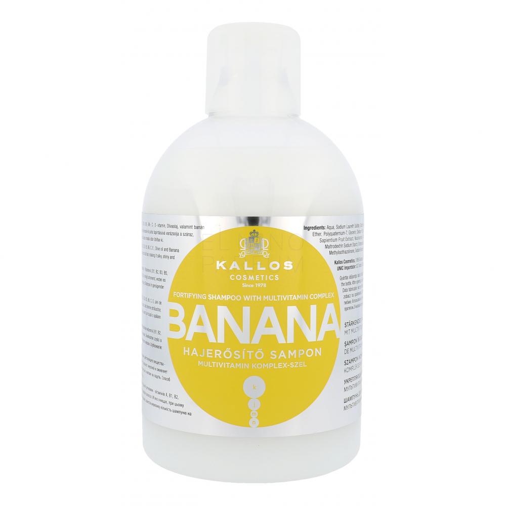 kallos szampon do włosów bananowy 1000 ml