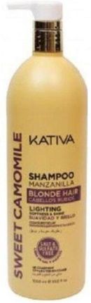 kativa sweet camomile szampon do włosów blond