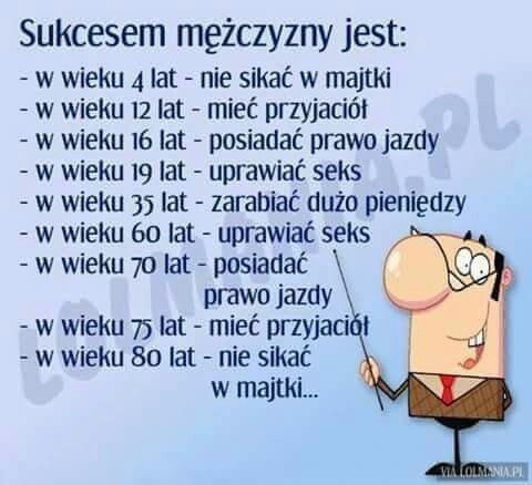 kawały 70 lat nie sikac w pieluchy