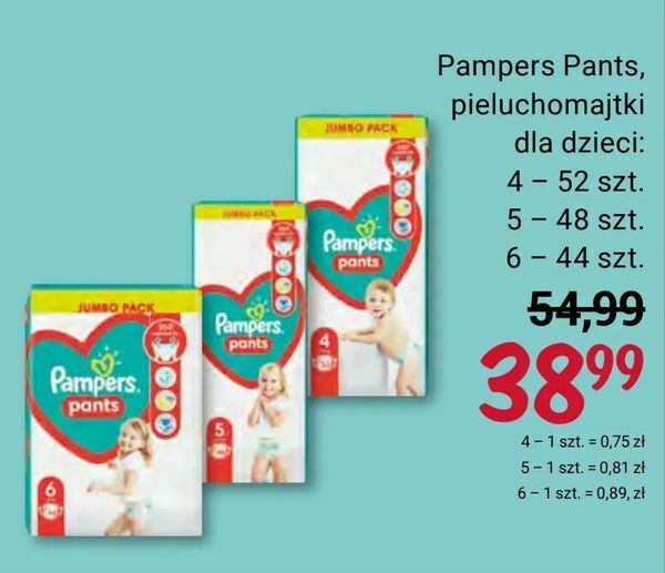 kiedy promocja pampers pants w rossmann