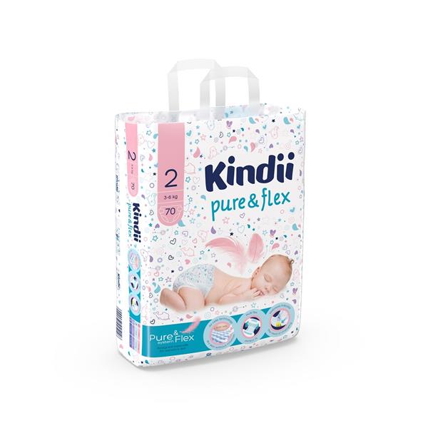 kindii pure&flex pieluchy mini rozmiar 2