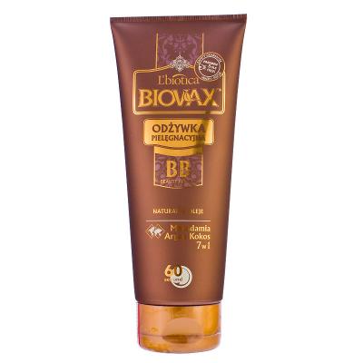 l biotica biovax bb beauty benefit odżywka do włosów ciemnych