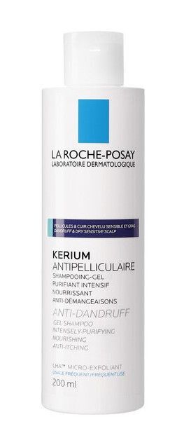 la roche-posay kerium szampon przeciwłupieżowy 125ml