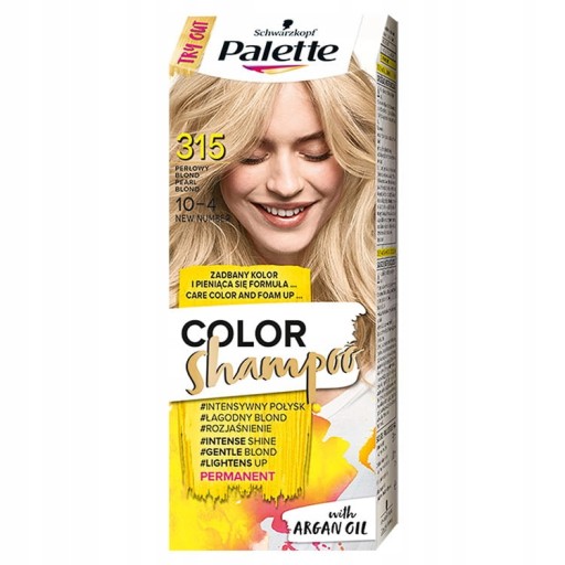 latte blond szampon palette