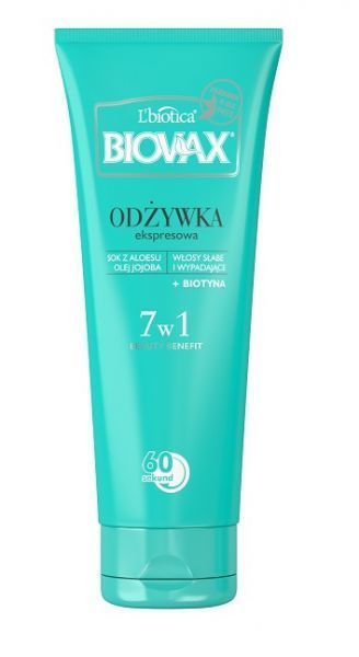 lbiotica biovax bb beauty benefit odżywka do włosów blond