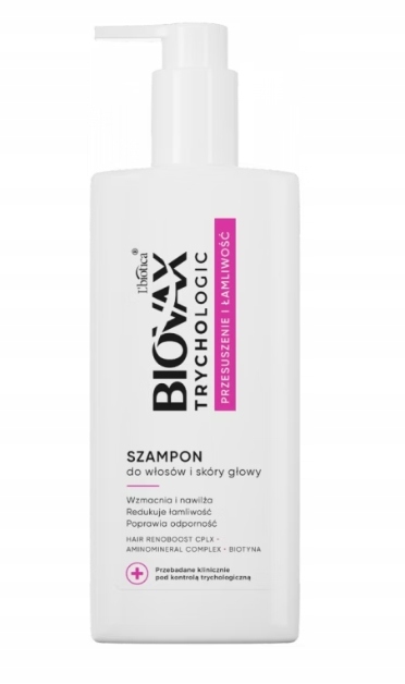 lbiotica biovax szampon do włosów przetłuszczających 200 ml