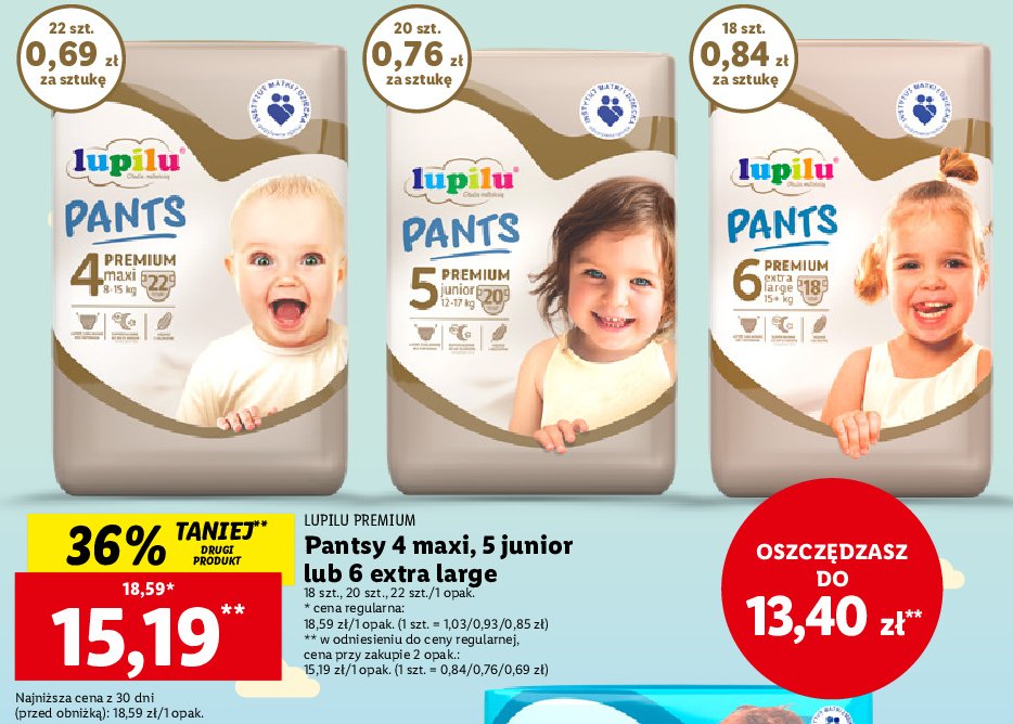 lidl premium care pieluchy promocja