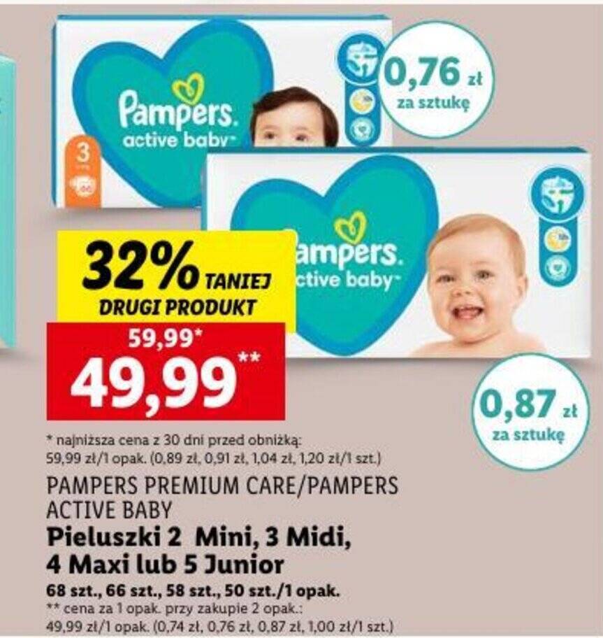 lidl promocja na pampers