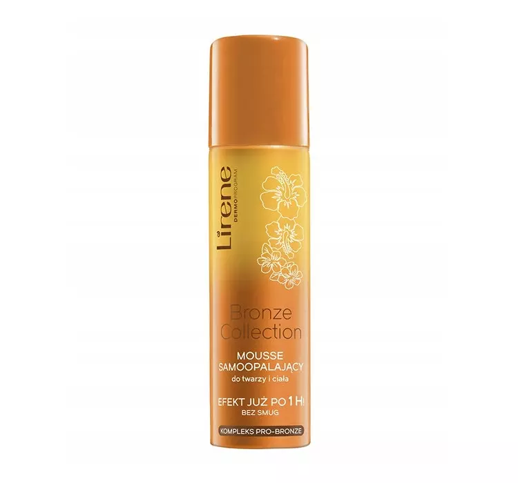 lirene bronze collection samoopalający mus-pianka do twarzy i ciała 150ml