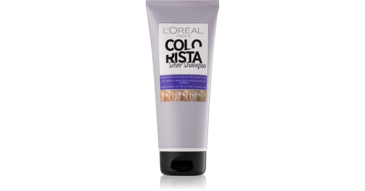 loreal colorista silver szampon