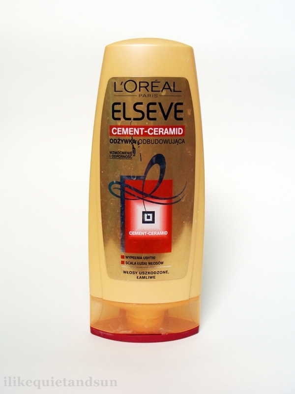 loreal elvive odżywka do włosów cement