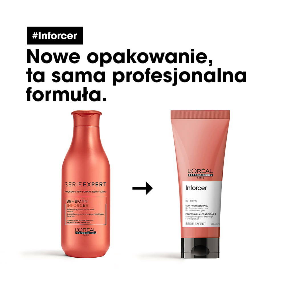 loreal inforcer odżywka do włosów łamliwych