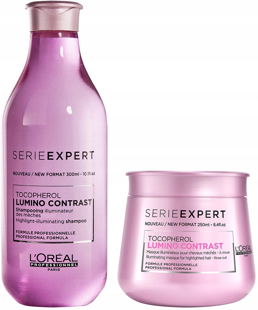 loreal lumino contrast szampon i maska