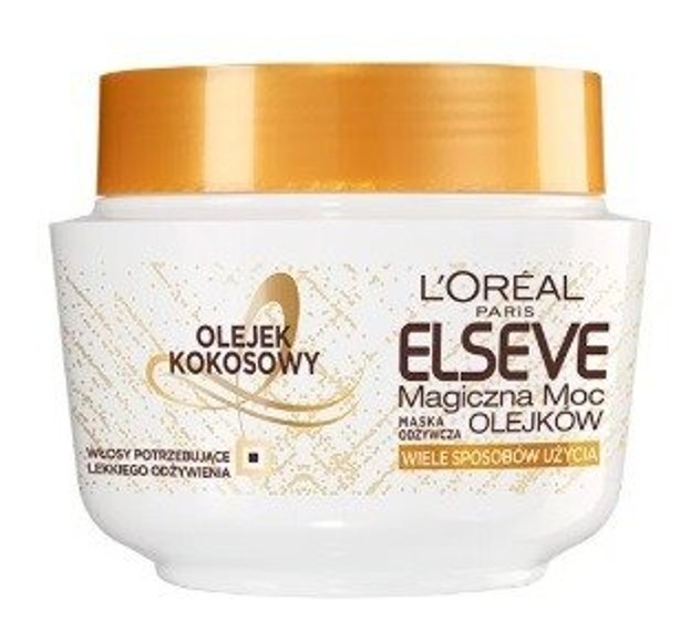 loreal maska do włosów magiczna moc olejek kokosowy