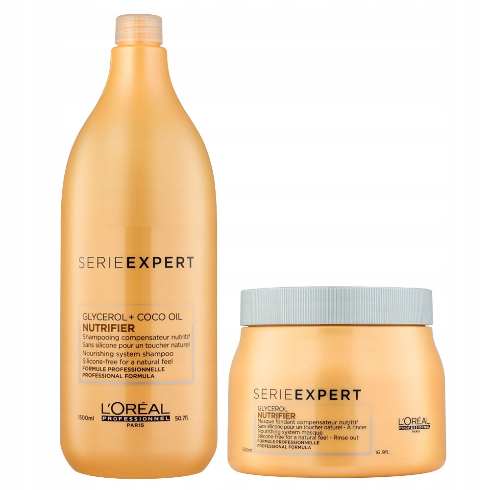 loreal nutrifier glycerol coco oil szampon 1500