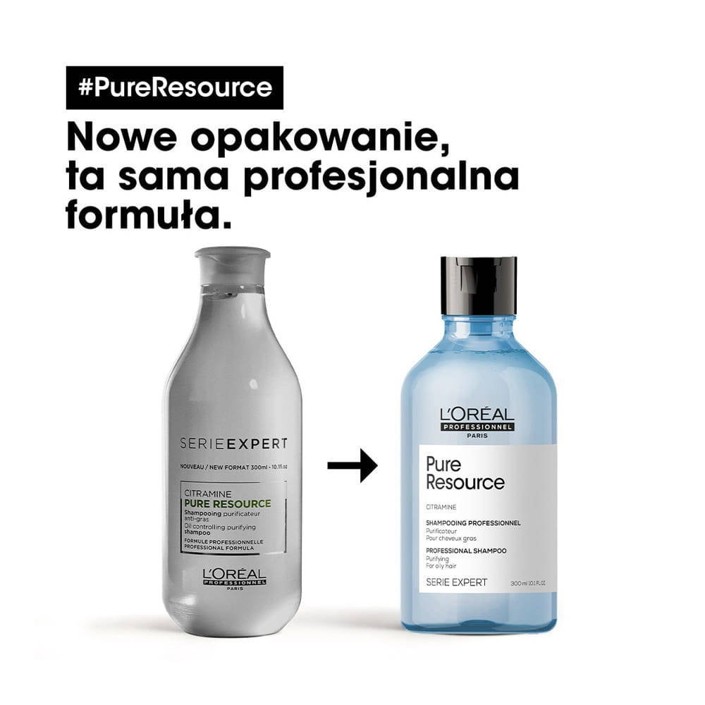 loreal professionnel pure resource szampon do włosów przetłuszczających si