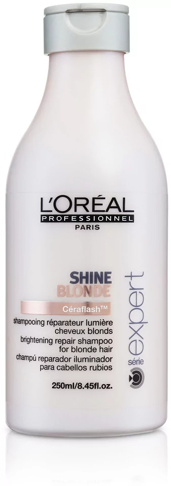 loreal shine blonde szampon regenerujący do włosów blond