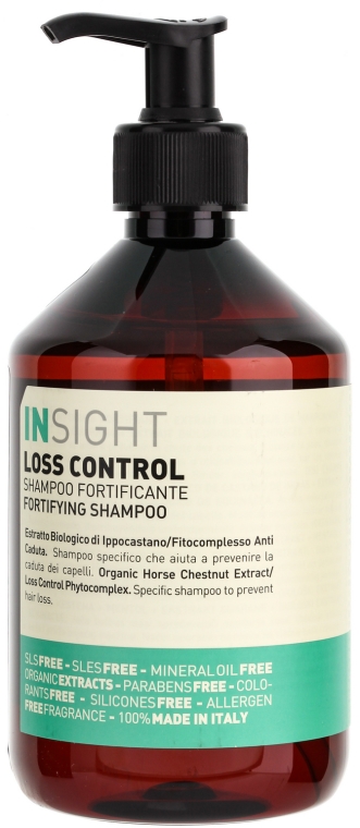 loss control shampoo szampon wzmacniający przeciw wypadaniu włosów insight