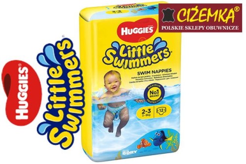 majteczki do pływania huggies little swimmers rozmiar 2-3