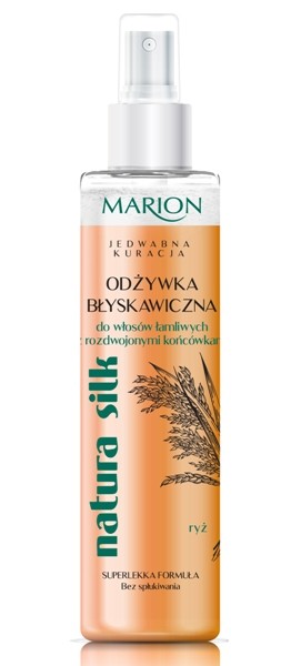 marion natura silk błyskawiczna odżywka do włosów łamliwych sklad