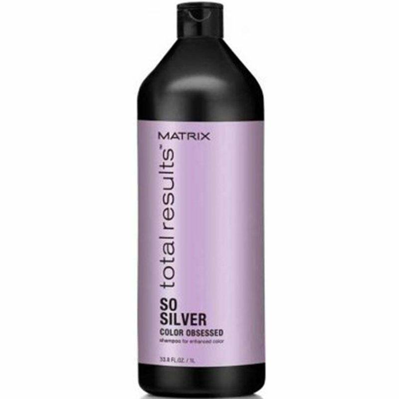 matrix color care so silver szampon fioletowy do włosów blond