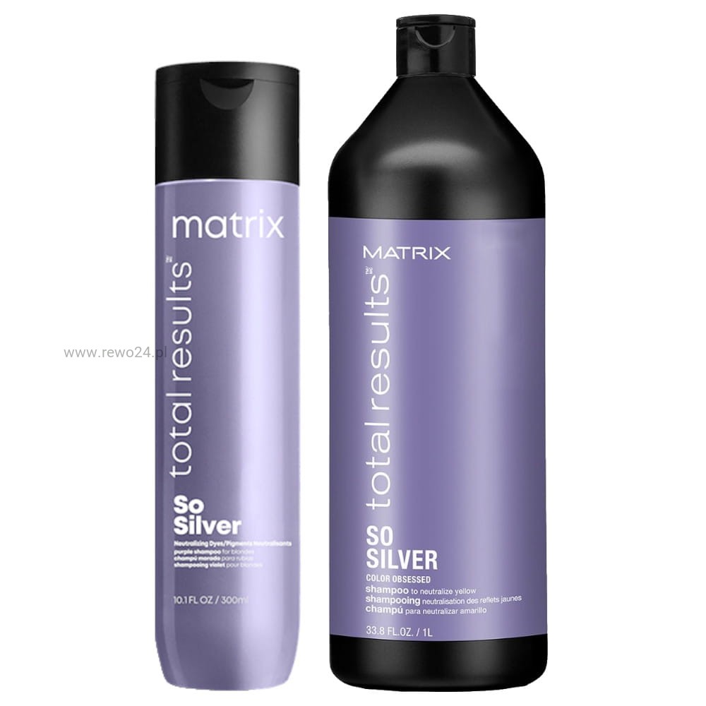 matrix so silver szampon odżywka 300 zimny blond