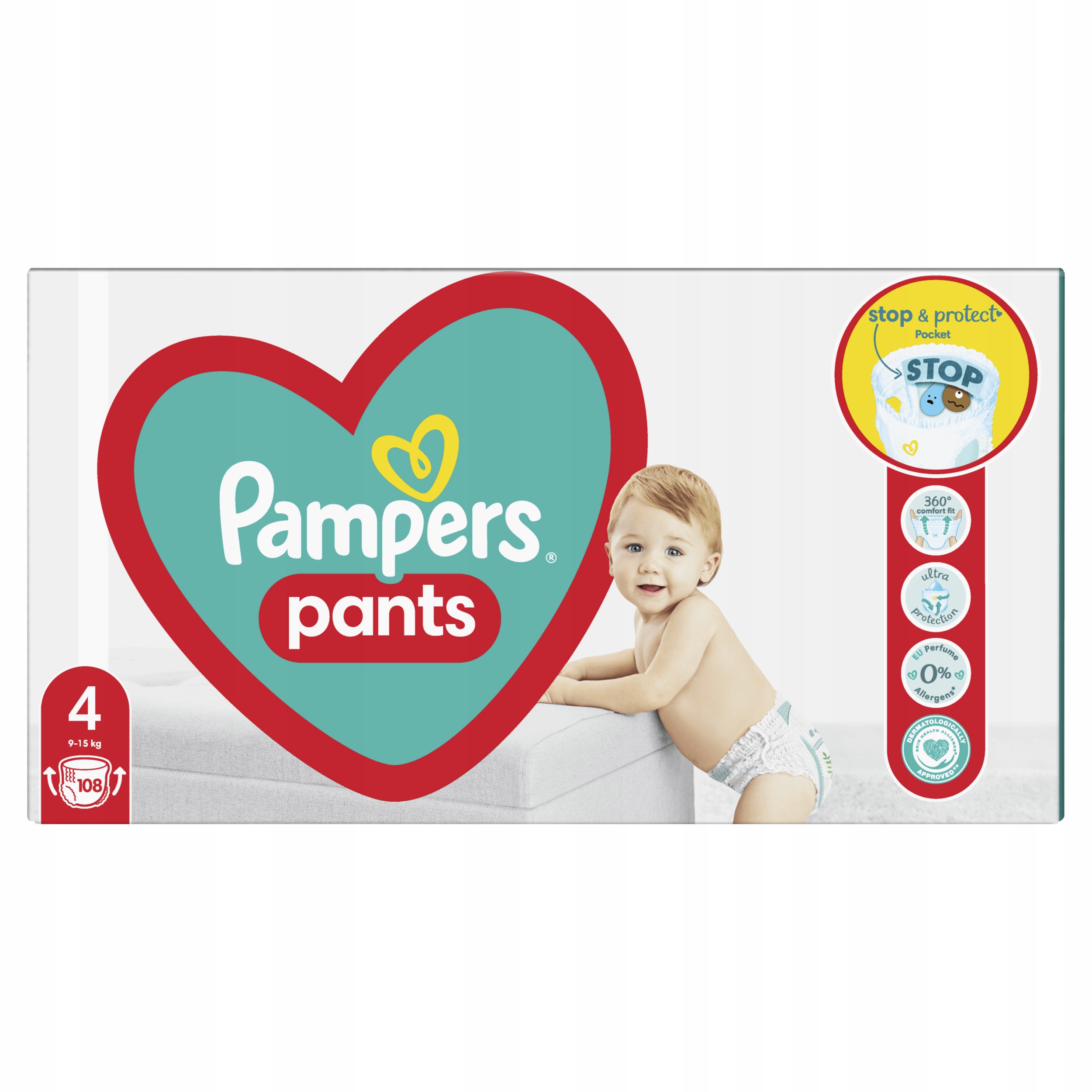 mega pack pampers 4 majtki