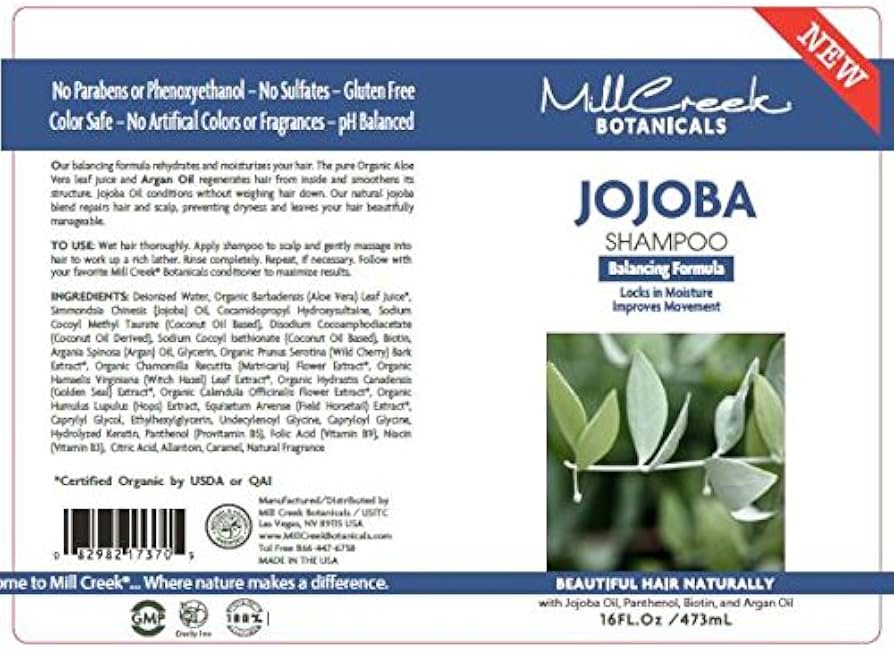 mill creek botanicals jojoba szampon opinie