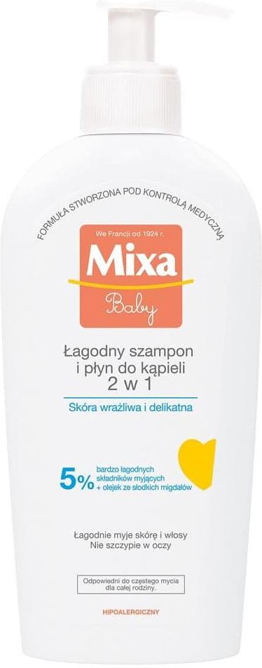 mixa baby szampon micelarny skład