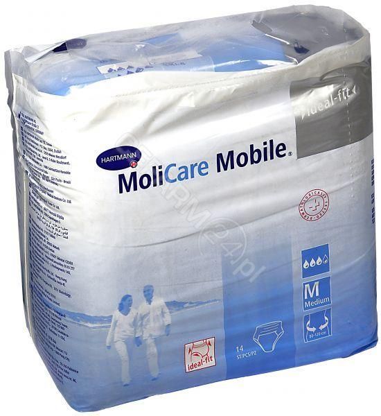 molicare mobile super medium pieluchomajtki x 14 szt