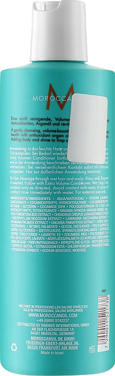 moroccanoil extra volume szampon odżywka 500ml opinie wizaż